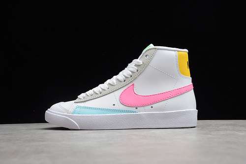 【280】[DA4295-100]-[SB BLAZER MID 77 PINK GLOW/WHITE/YELLOW-BLUE]-[WOMAN:36-39]
