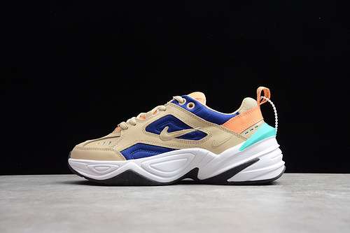 [69-67-75]-[AO3108-204]-[M2K TEKNO SHOES DESERT ORE/DEEP ROYAL BLUE-FUEL ORANGE]-[WOMAN:35.5-39]