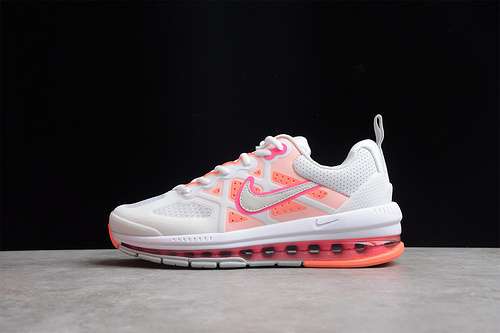 【340】[CZ1645-101]-[AIR MAX GENOME WHITE/BRIGHT MANGO/HYPER PINK/PLATINUM TINT]-[WOMAN:36-39]