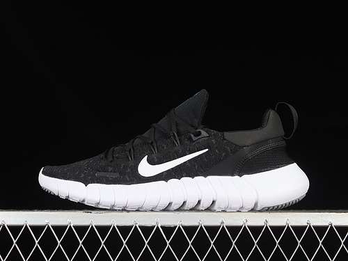 【230】[CZ1884-001]-[FREE RUN 5 0 BLACK/DARK SMOKE GREY/WHITE]-[WOMAN:36-39]-[MAN:40-45]