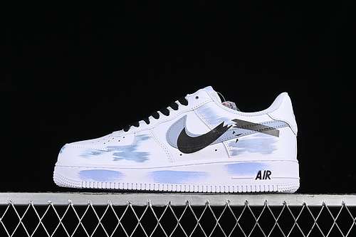 【320】[CW2288-111]-[AIR FORCE 1 07 LOW BLUE/WHITE/GREY/BLACK]-[WOMAN:36-39]-[MAN:40-45]