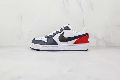 【250】[DO7446-101]-[COURT BOROUGH LOW 2 GS USA WHITE/MIDNIGHT NAVY/BLACK]-[WOMAN:36-39]-[MAN:40-44]