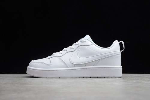 【280】[BQ5448-100]-[COURT BOROUGH LOW 2 GS WHITE/WHITE/WHITE]-[WOMAN:35.5-42]