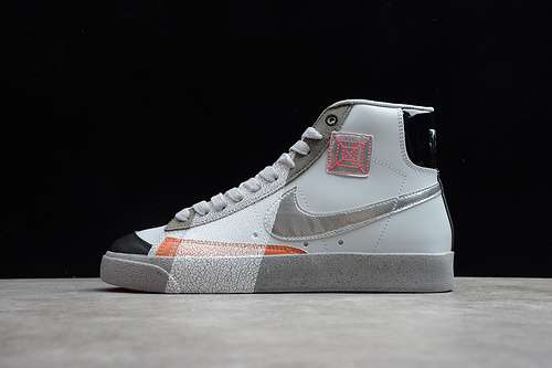 【300】[DC9170-001]-[BLAZER MID 77 VINTAGE SHANGHAI WHITE/GREY/METALLIC SILVER]-[UNISEX:36-45]