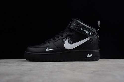 [AJ7747-001]-[AIR FORCE 1 HIGH UTILITY BLACK/WHITE-BLACK-TOUR YELLOW]-[UNISEX:36-45-[OG00144]