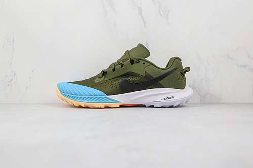 【290】[CJ0219-200]-[AIR ZOOM TERRA KIGER 6 MEDIUM OLIVE/ORANGE TRANCE/CERULEAN/BLACK]-[UNISEX:36-45]