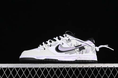 【380】[DD1391-100]-[DUNK LOW SB WHITE/BLACK/GREY]-[WOMAN:36-39]-[MAN:40-46]