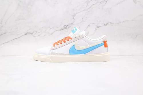 【300】[BV0076-104]-[BLAZER LOW X SACAI WHITE/BLUE/ORANGE]-[WOMAN:36-39]-[MAN:40-45]