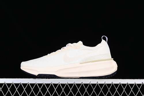 【260】[DR2615-200]-[ZOOM INVINCIBLE RUN 3 LIGHT CREAM/COCONUT MILK/OXYGEN PURPLE/OREWOOD BROW]