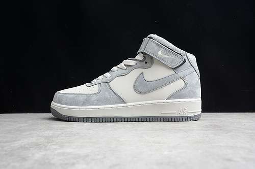 【360】[CW2288-668]-[AIR FORCE 1 MID 07 ESS BLACK/CARBON ASH/PIGEON GREY]-[WOMAN:36-39]-[MAN:40-45]