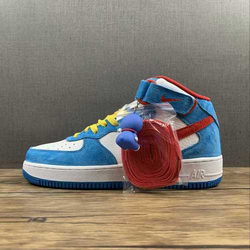 【330】[GB1236-160]-[AIR FORCE 1 MID 07 WHITE/BLUE/RED]-[WOMAN:36-39]-[MAN:40-45]