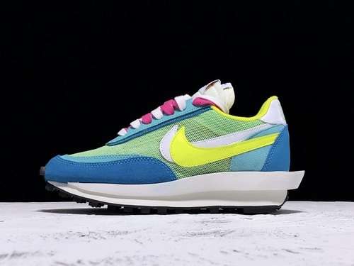 [71-68-79]-[BV0073-600]-[SACAI X LVD WAFFLE DAYBREAK BLUE/GREEN/YELLOW/WHITE]-[UNISEX:36-46]
