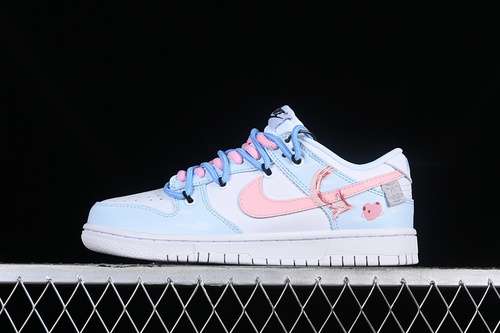 【330】[DD1503-109]-[DUNK LOW SB WHITE/BLUE/PINK]-[WOMAN:36-40]