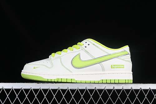 【360】[RM2308-238]-[SUPREME SB DUNK LOW OFF WHITE/GREEN]-[WOMAN:36-39]-[MAN:40-45]