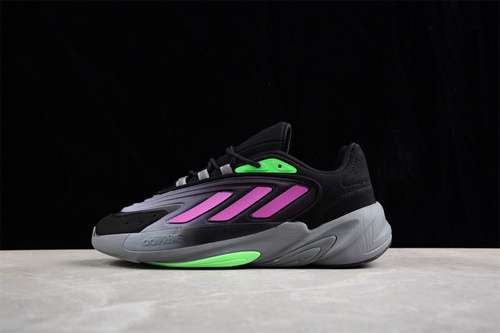 【260】[H04249]-[ADIDAS OZELIA JOKER CORE BLACK/SCREAMING GREEN/GREY FOUR]-[WOMAN:36-39]-[MAN:40-45]
