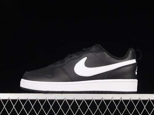 【230】[BQ5448-002]-[COURT BOROUGH LOW 2 GS BLACK/WHITE]-[WOMAN:36-39]-[MAN:40-45]