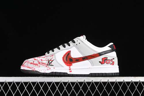 【360】[LW1818-103]-[SB DUNK LOW BLACK/RED/WHITE/GREY]-[WOMAN:36-39]-[MAN:40-45]