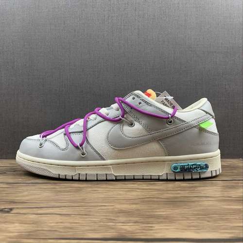 【450】[DM1602-101]-[OW X SB DUNK LOW LOT 45 OF 50 SAIL/NEUTRAL GREY/MAGENTA]-[UNSIEX:36-47.5]