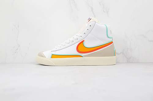 【320】[DC1746-100]-[SB BLAZER MID&#x27;77 VNTG SUEDE WHITE/WHITE/ORANGE]-[WOMAN:36-39]-[MAN:40-44