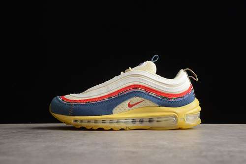 【320】[DV1486-162]-[AIR MAX 97 COCONUT MILK/TRACK RED/FOSSIL]-[WOMAN:36-39]-[MAN:40-45]