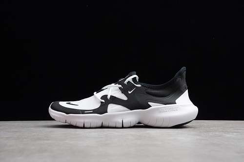 【240】[AQ1289-102]-[FREE RN 5.0 MARATHON RUNNING SHOES WHITE/BLACK/WHITE]-[WOMAN:36-39]-[MAN:40-45]