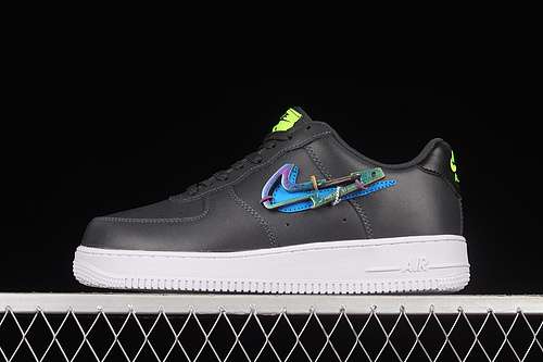 【290】[DH7579-001]-[AIR FORCE 1 07 PREMIUM CARABINER DARK SMOKE GREY/VOLT/PHOTO BLUE]-[MAN:39-45]