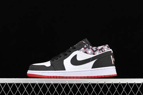 【280】[DM0095-106]-[AIR JORDAN 1 LOW QUAI 54 2021 WHITE/BLACK/RED]-[WOMAN:36-39]-[MAN:40-46]