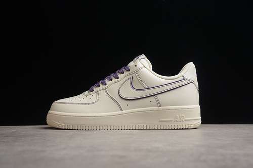 【280】[315122-303]-[AIR FORCE 1 LOW 07 BEIGE/BEIGE/PURPLE]-[WOMAN:36-39]-[MAN:40-45]