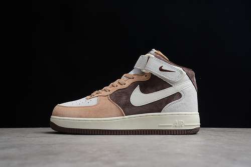 【360】[AL6896-556]-[AIR FORCE 1 MID 07 MOCHA COFFEE/WHITE/KHAKI]-[WOMAN:36-39]-[MAN:40-45]