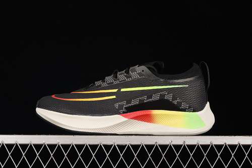 【280】[DQ4993-010]-[ZOOM FLY 4 BLACK/GREEN STRIKE/TOTAL ORANGE/VOLT]-[MAN:39-45]