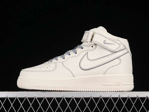 【340】[BY6899-691]-[AIR FORCE 1 07 MID WHITE/GREY]-[WOMAN:36-39]-[MAN:40-45]