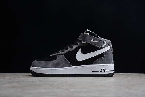 【360】[QT3369-996]-[AIR FORCE 1 MID 07 DARK GREY/BLACK/WHITE]-[WOMAN:36-39]-[MAN:40-45]