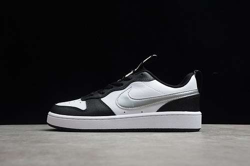 【280】[CT3964-100]-[COURT BOROUGH LOW 2 SE BLACK/WHITE/SILVER]-[WOMAN:36-42]