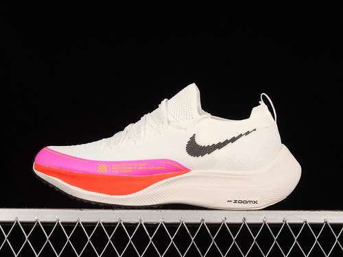 【300】[DM4386-100]-[ZOOMX VAPORFLY NEXT％ 4.0 BY YOU WHITE/PINK/BLACK]-[WOMAN:36-39]-[MAN:40-45]