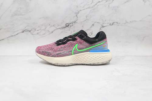【300】[CT2228-107]-[ZOOMX INVINCIBLE RUN FLYKNIT PINK/BLACK/GREEN-WHITE]-[WOMAN:36-39]-[MAN:40-45]