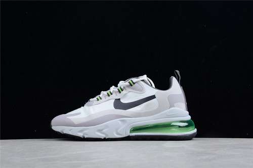 【280】[CI3866-100]-[AIR MAX 270 REACT WHITE GREY/ELECTRIC GREEN]-[WOMAN:36-39]-[MAN:40-45]