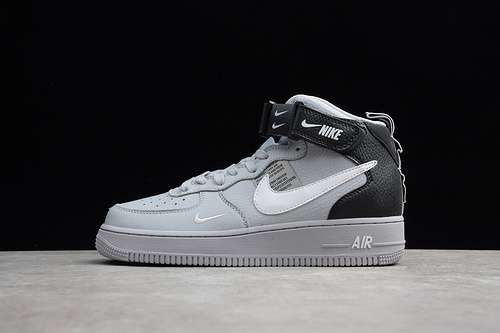 [AV3803-001]-[AIR FORCE 1 MID LV8 GS OVERBRAND WOLF GREY/WHITE/BLACK/YELLOW]