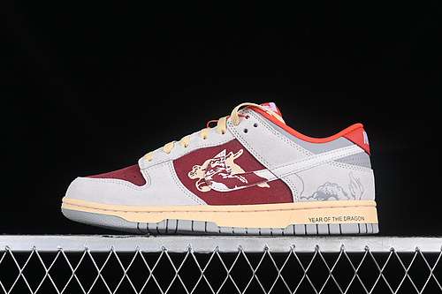 【360】[FJ5429-133]-[DUNK LOW SB YEAR OF THE DRAGON GREY/YELLOW/RED]-[WOMAN:36-39]-[MAN:40-46]