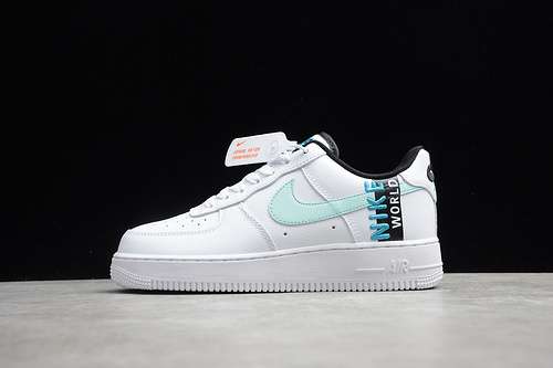 【300】[CK6924-100]-[AIR FORCE 1 LOW WORLDWIDE WHITE/BLUE/BLACK]-[WOMAN:36-39]-[MAN:40-45]