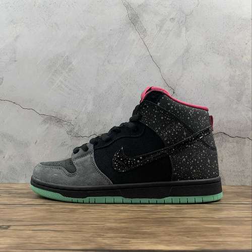 【430】[313171-063]-[DUNK SB HIGH PREMIER NORTHERN LIGHTS ANTHRACITE/BLACK-HYPER PINK-CRYSTAL MINT]