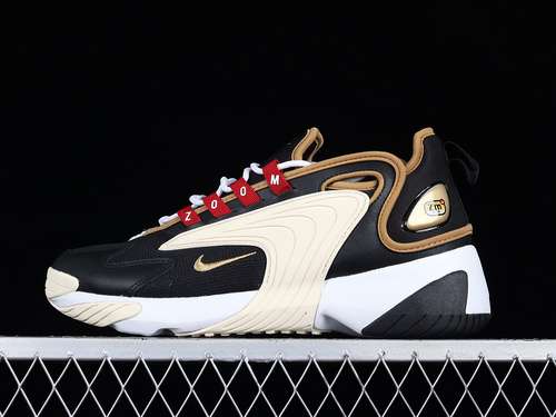 【280】[AO0354-005]-[ZOOM 2K ICON CLASH BLACK/METALLIC GOLD]-[WOMAN:36-39]-[MAN:40-45]