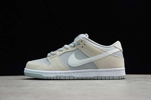 【400】[AR0778-110]-[SB DUNK LOW SUMMIT WHITE/WHITE-WOLF GREY]-[WOMAN:36-39]-[MAN:40-45]