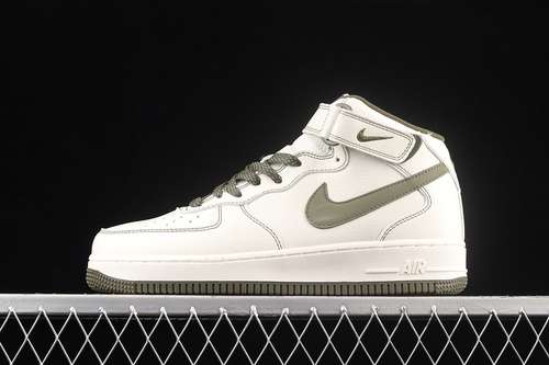 【340】[RD6698-123]-[AIR FORCE 1 07 MID GREEN/OFF WHITE]-[WOMAN:36-39]-[MAN:40-45]
