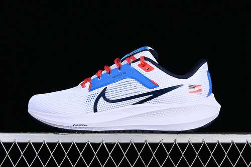 【280】[FJ2840-100]-[AIR ZOOM PEGASUS 40 WHITE/BLACK/BLUE/ORANGE]-[MAN:39-45]