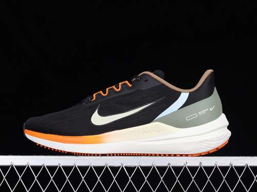 【280】[DX6040-071]-[ZOOM WINFLO 9 BLACK/ORANGE/WHITE]-[WOMAN:36-39]-[MAN:40-45]