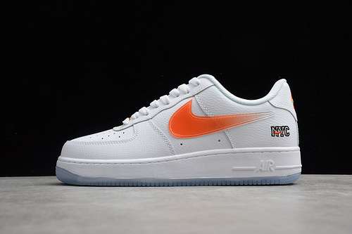 【300】[CZ7928-100]-[KITH X AIR FORCE 1 LOW WHITE/RUSH BLUE/BRILLIANT ORANGE]-[UNISEX:36-45]