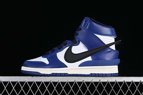 【500】[CU7544-400]-[AMBUSH X DUNK HIGH DEEP ROYAL BLUE/WHITE/PALE IVORY/BLACK]-[UNISEX:36-47.5]
