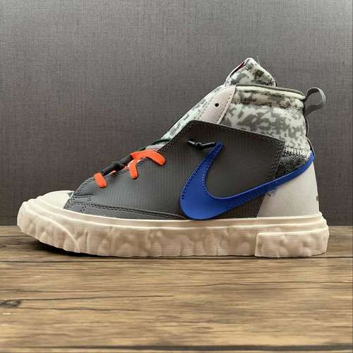 【450】[CZ3589-002]-[READYMADE X BLAZER MID BLACK/GREY/BLUE]-[WOMAN:36-39]-[MAN:40-45]