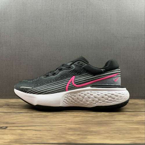 【300】[CT2229-003]-[ZOOMX INVINCIBLE RUN FLYKNIT BLACK/GREY/WHITE-PINK]-[WOMAN:36-39]-[MAN:40-45]