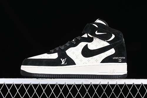 【380】[DV9988-100]-[AIR FORCE 1 07 MID L*V WHITE/GREY/BLACK]-[WOMAN:36-39]-[MAN:40-45]